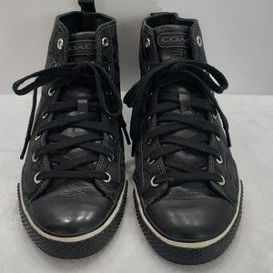 Coach Signature Franca Hi-Top Sneakers